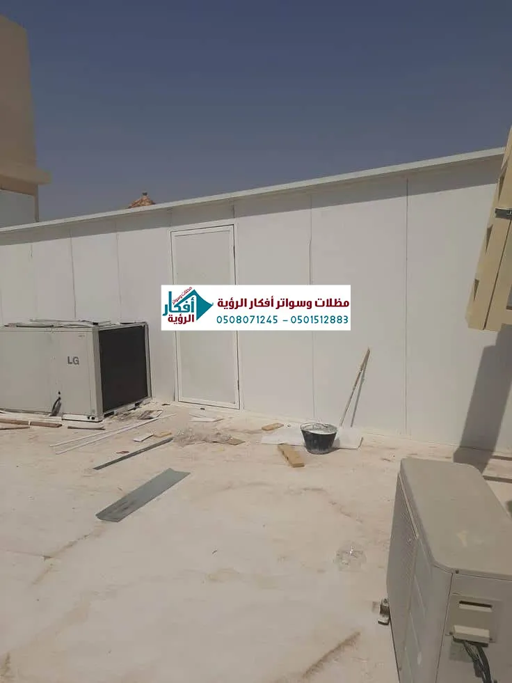 عملية بناء ملاحق ساندوتش بانل