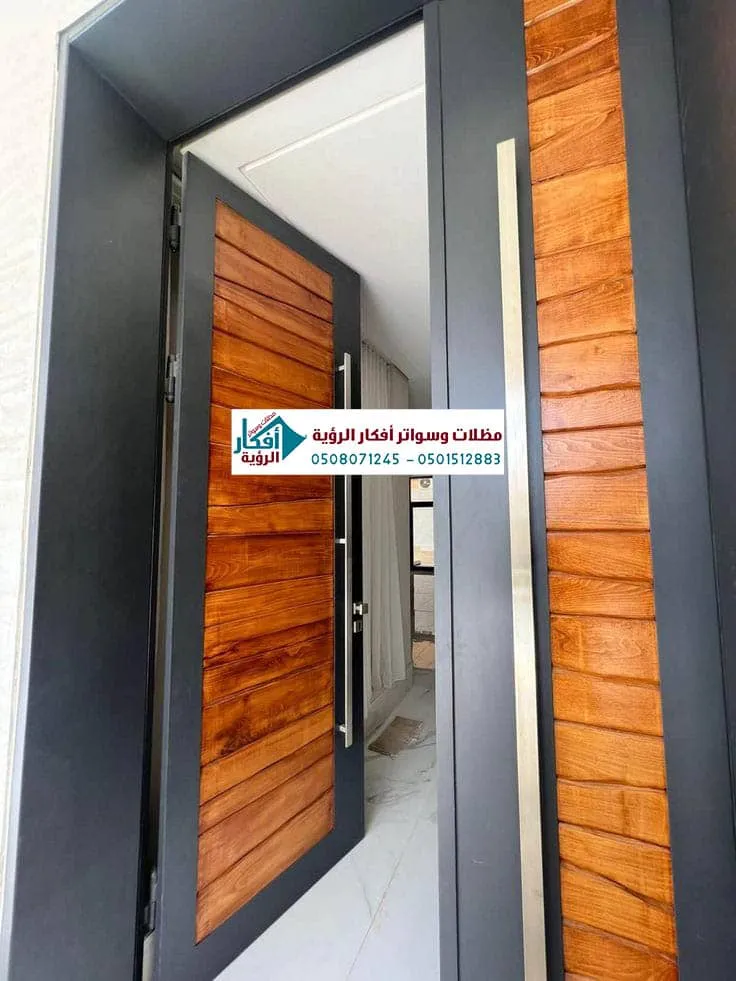 تكلفة تلبيس ابواب حديد بديل الخشب